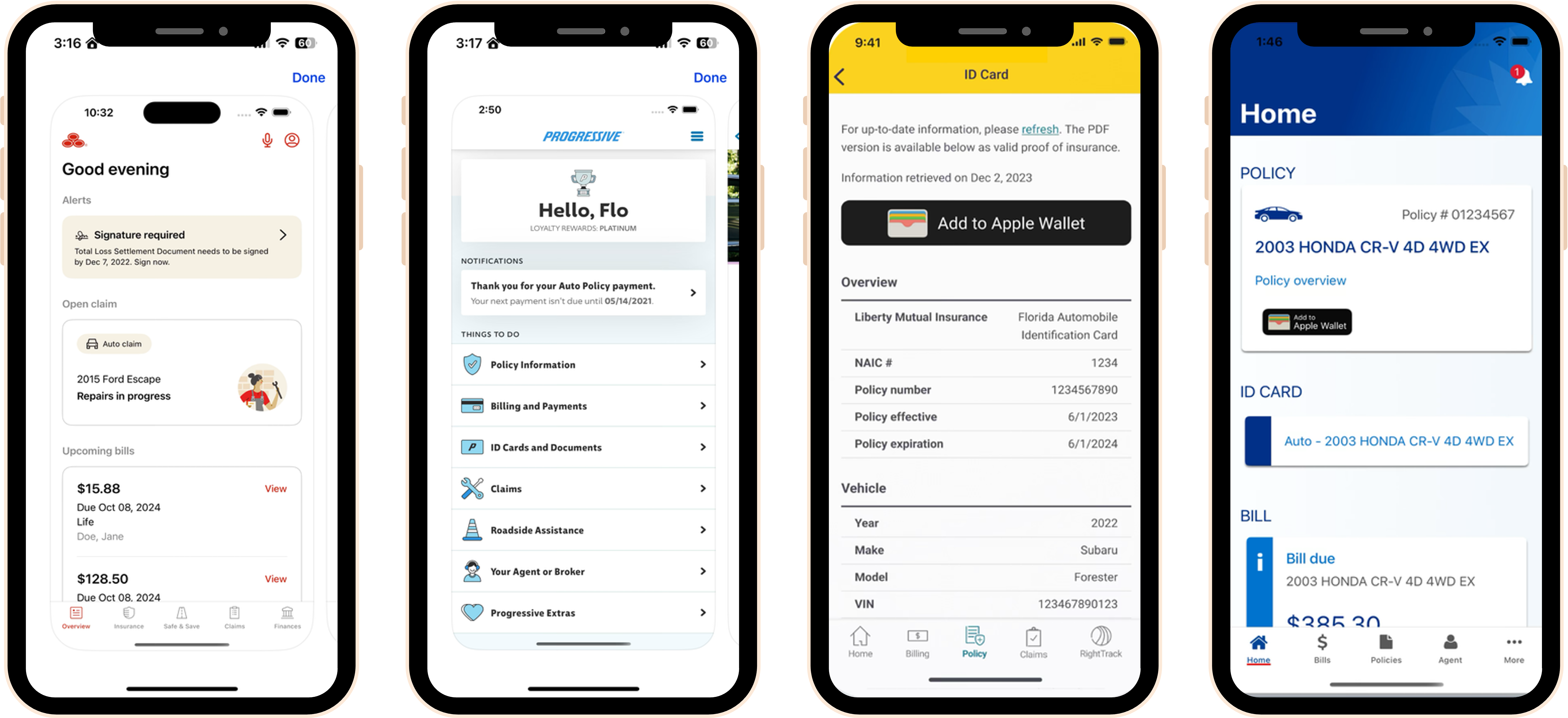 A service blueprint showing the user flow for claims along with touchpoints and opportunities for improvement