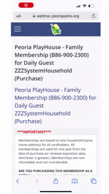 A screenshot shows a very long purchasing form